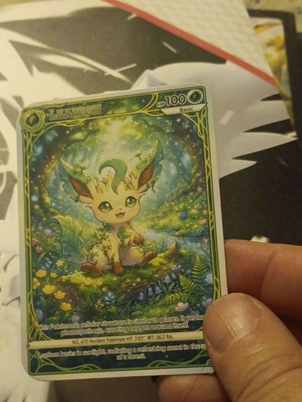 Verdant Green Collector Card - Lurantis Artwork